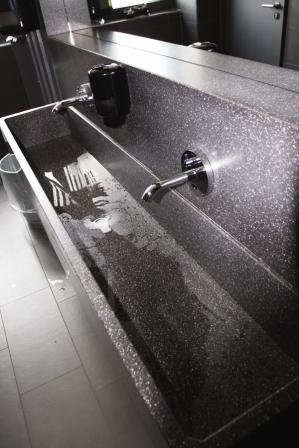 Ausgussbecken für Wandarmaturen