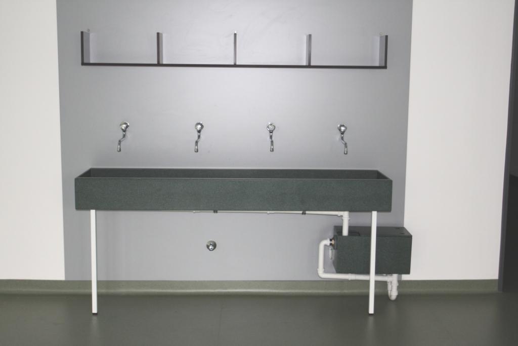 Ausgussbecken Installationsmaße