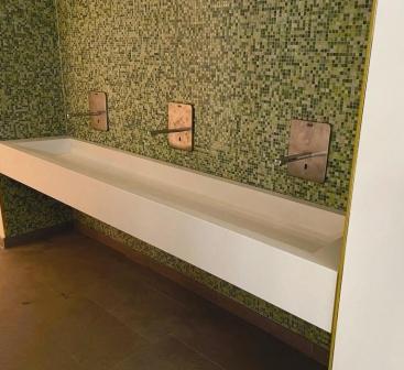 Installationsmasse Werkraumbecken