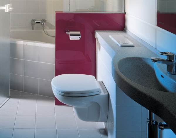 Hotelwaschtisch mit Armaturenbank