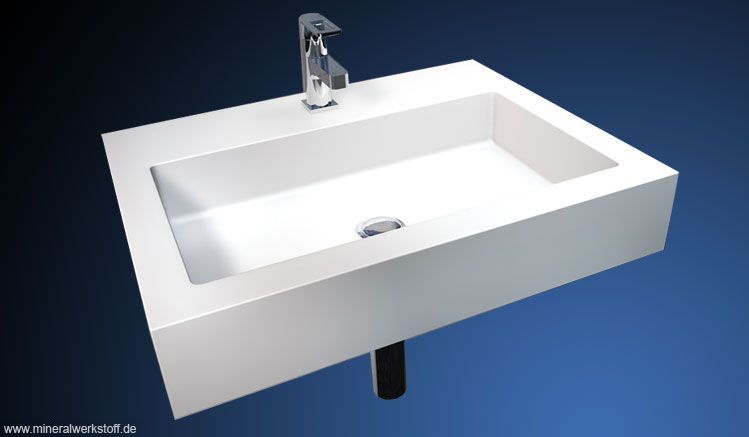 Hotelwaschtisch rechteckig