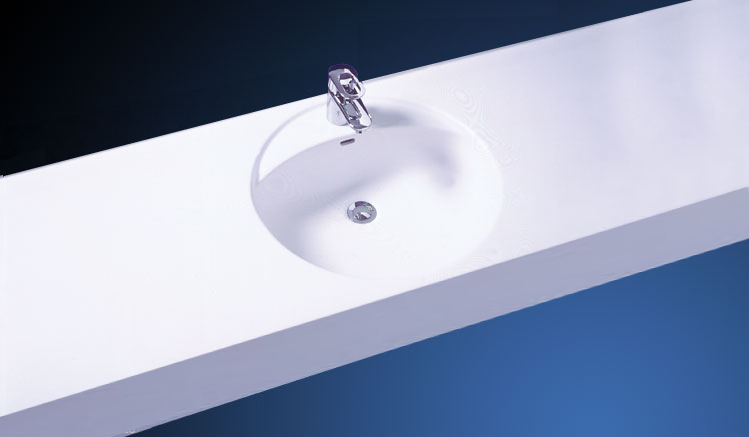 Waschbecken aufmessen und montieren